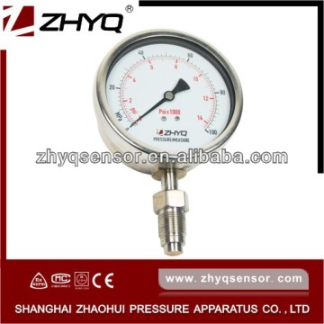 Bourdon tube Pressure Gauge Stainless steel