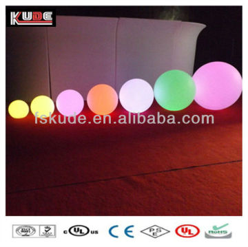 Sun and water resistant 16 color changing led garden ball light