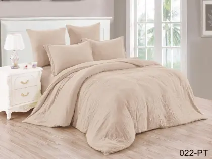 King Comforter Set 100% Polyester Solid Fabric