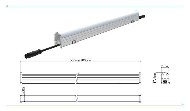 outdoor led linear light 