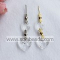 Plastic 20 * 21 mm Crystal Bead Ceilling Garland hanger