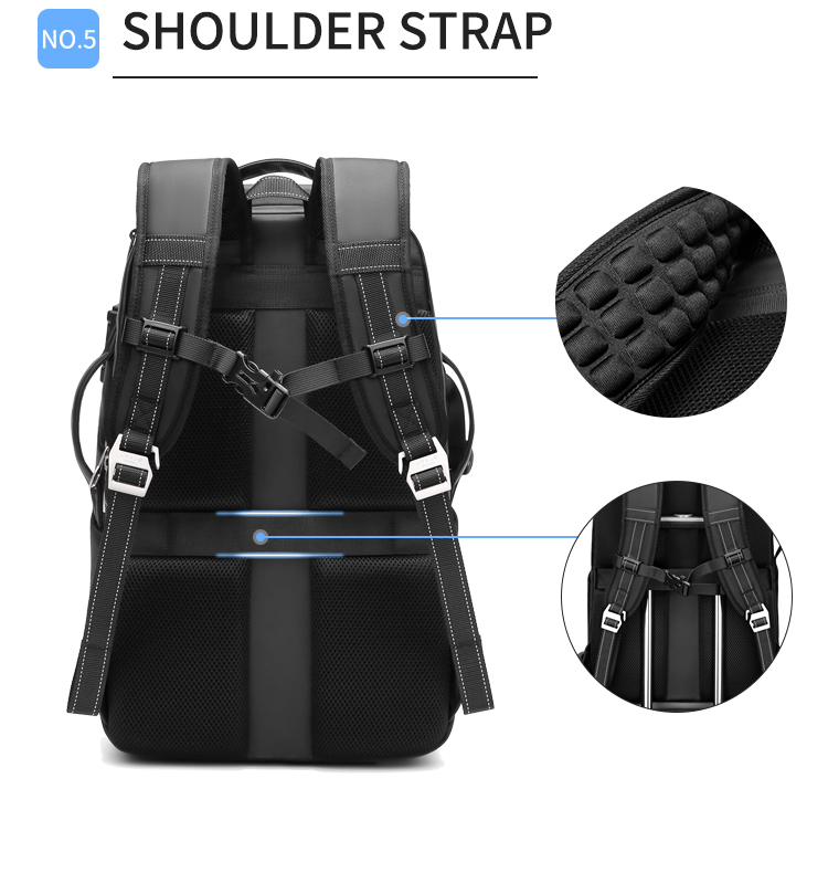 Maleta masculina, notebook empresarial, mochila para laptop de viagem