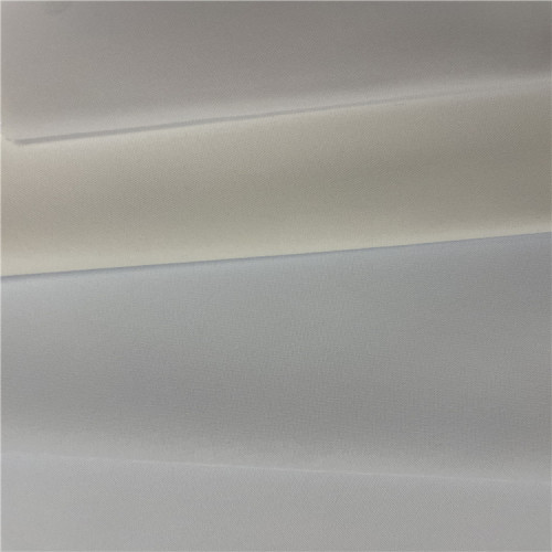 100% polyester minimatt white blanco