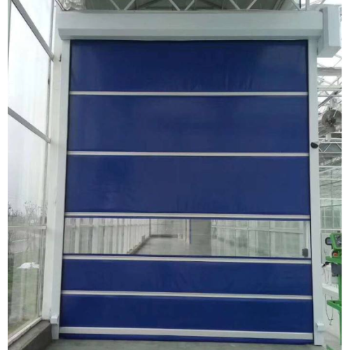 Pintu plastik kelajuan pantas PVC