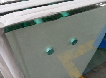 Sandblasting Patterned Colored Toughened Glass Shower Doors
