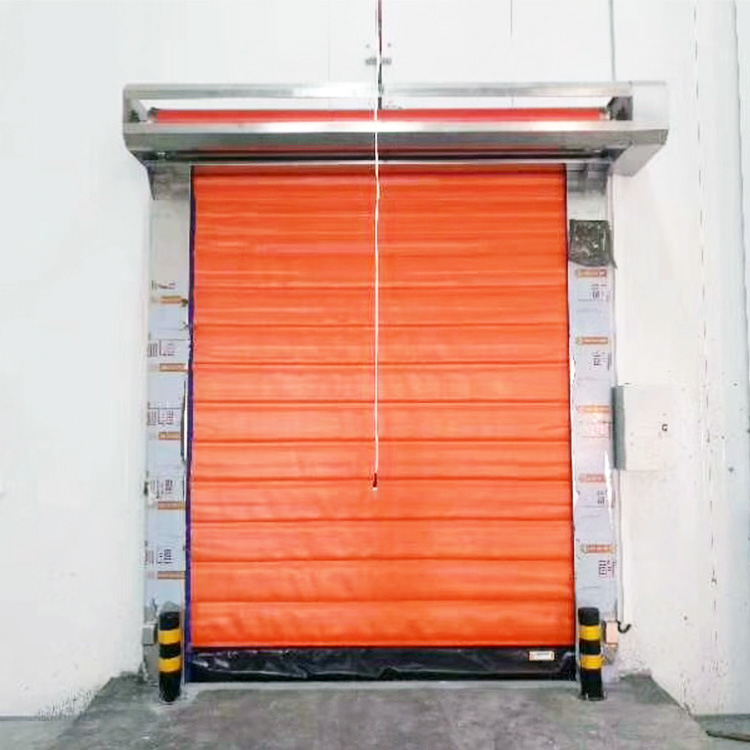 PVC high speed roll up cold storage door