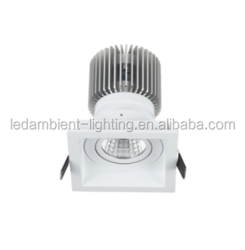 8W Square LED Spot Ceiling Light Recessed Aluminum Alloy Frame