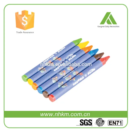 6 packs kids art painting washable bulk crayons