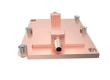 Copper Pipe CPU Server Liquid Cooling Plate