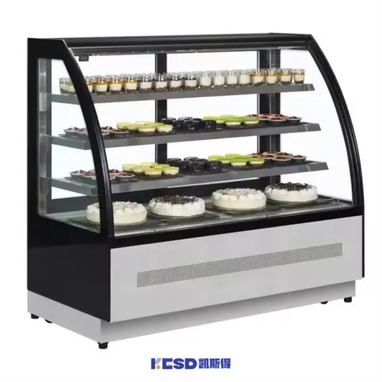 New Model 2 Shelves Bakery Restaurant Refrigerated Pastry Showcase Price