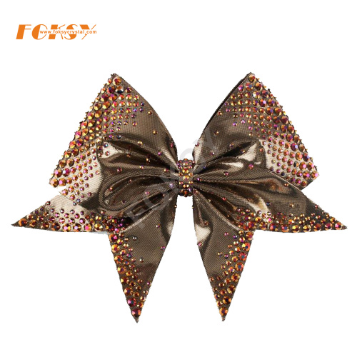sparks hotfix cheer bow rhinestone transfers