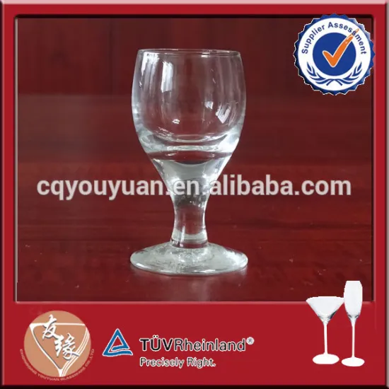 33mm*60mm handmade small stem shot glass