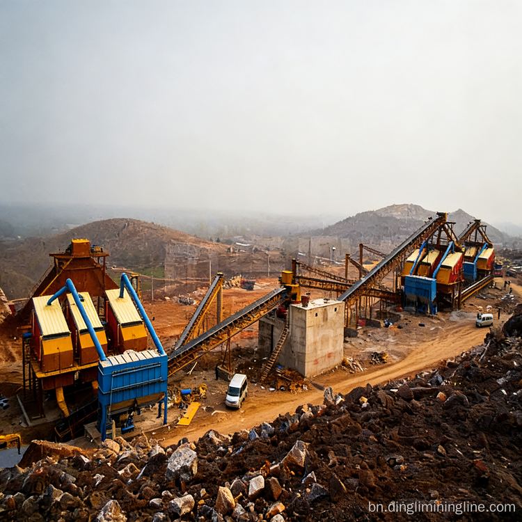 দক্ষ 1500 TPH চুনাপাথর প্রক্রিয়াকরণ লাইন