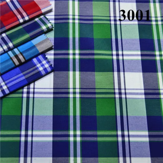 New style 40cotton 60polyester yarn dyed fabric design for shirt&swimming shorts