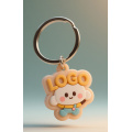 Design de chaveiro de plástico personalizado