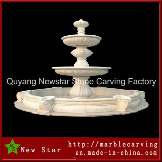 Hand Carved Stone Carving Fountain for Garden Decoration (NS-253)