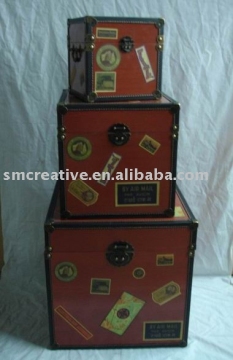 wooden trunk