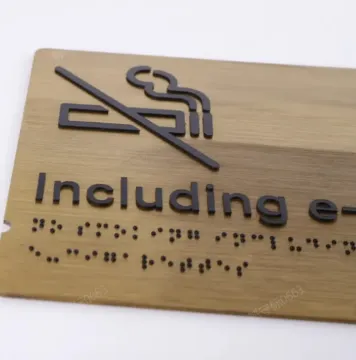 ADA acrylic braille signage