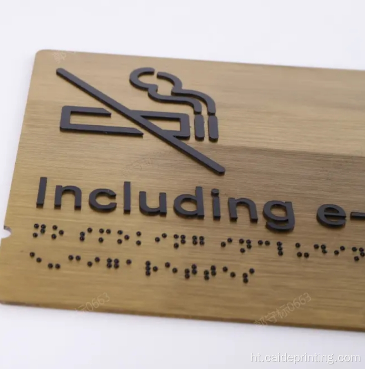 Ada Acrylic Braille signalisation