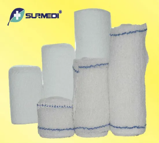 Cotton Elastic Crepe Bandages,made of 100% cotton