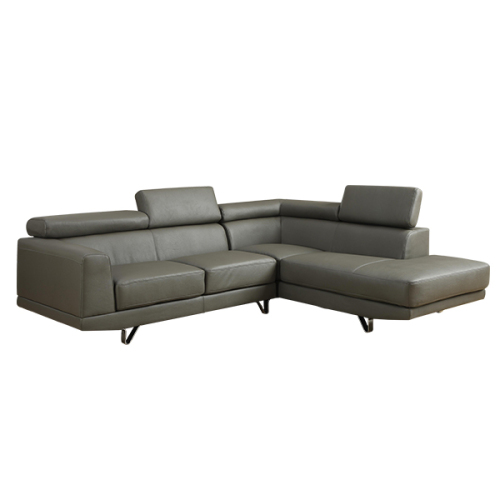 Modern Leather Corner Sofa Set Living Room Furniture Zoy97680, High