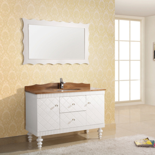 French Apartment Floor Standing Bathroom Vanity Cabinet