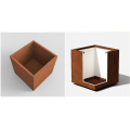 Outdoor Garden Metal Planter Corten Steel Flower Pot