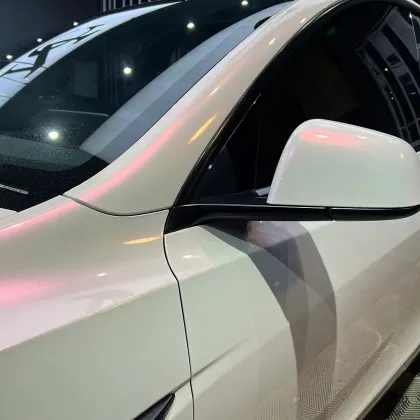 Platinum Blossom Car Wrap