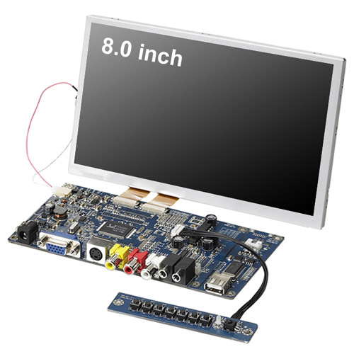 8" Touch Screen LCD Display Module with Controlling Board