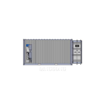 Transportable container blast room