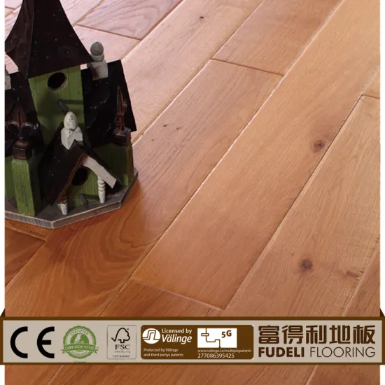 Certified product smooth oak engineered wood floor