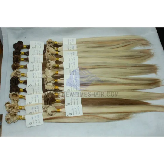 Many different colors human hair extension