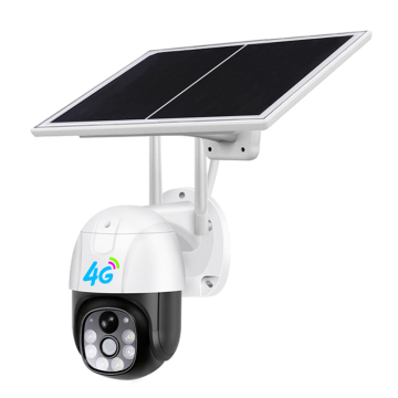 Ηλιακή ενέργεια IP66 2MP PTZ 4G ηλιακή κάμερα - 1080p χαμηλή κάμερα εξωτερικής κάμερας
