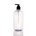 manufacturers wholesale 400ml shampoo bottle cosmetic transparent plastic pump lotion bottles