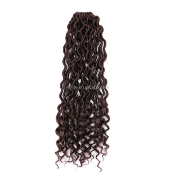 Wholesale Synthetic Crochet Braid Hair Curly Goddess Locs For Women