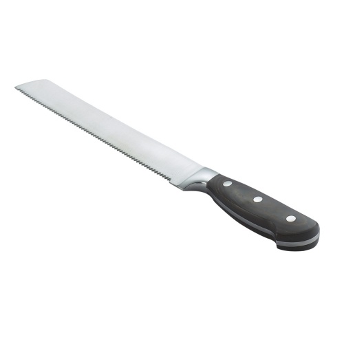 couteau à pain manche en bois de pakka