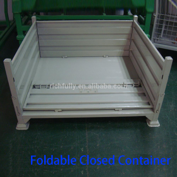 Closed Folding Metal Stacking Pallet Box/Container/Crate