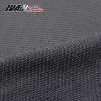 Polyester spandex sportswear knit single jersey fabric