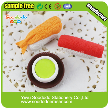 Small size 3d Square Bottle  Eraser stationery supply