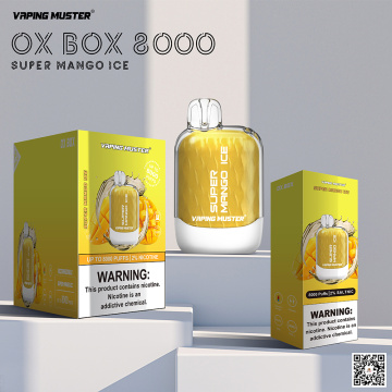 Ox Box E-thuốc lá 8000 Puffs