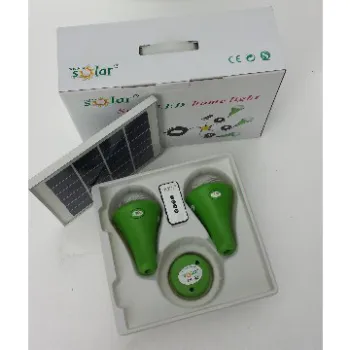 Two bulbs solar led light for home solar lights