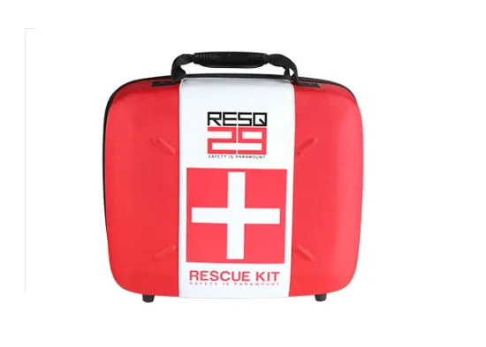 eva material first aid box of custom eva first aid case with mesh pocket and handle