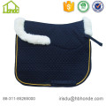 lambskin white dressage horse saddle pad