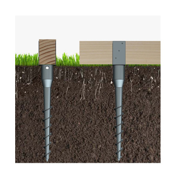 U Type Ground Screw Post Anchor For Fence