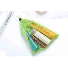 Compact and portable cosmetic mesh bag