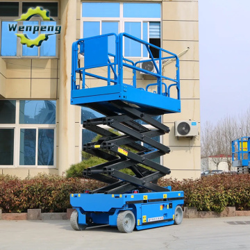 Self-propelled Wheel Electric Scissor Lifts Work Platforms