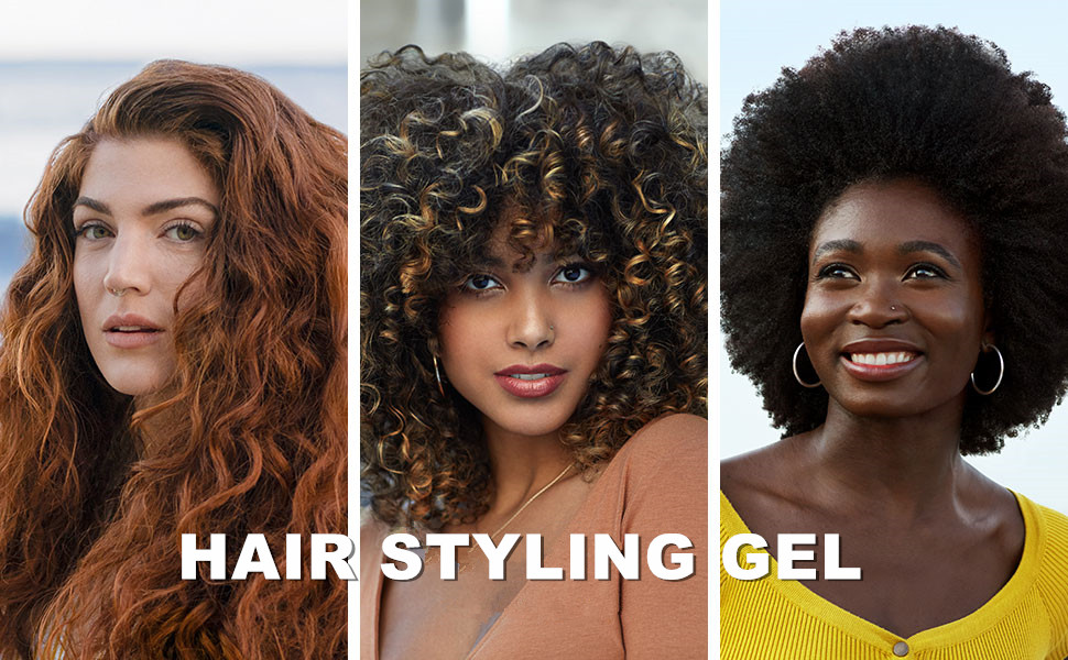 Curly Hair Gel Styling