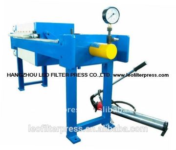 Leo Filter Press small Plate size 500 filter press for small wastewater treatment project