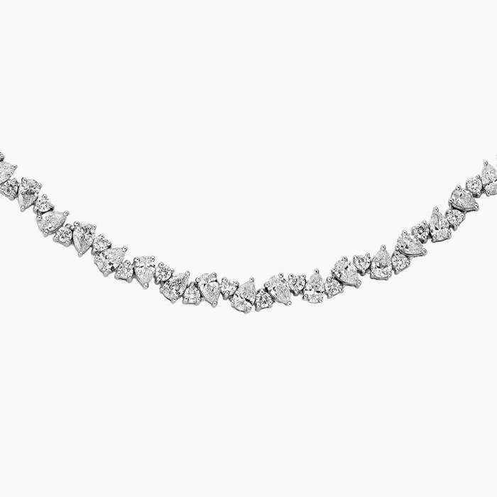 สร้อยคอเพชรห้องปฏิบัติการเก๋ไก๋สำหรับเธอ