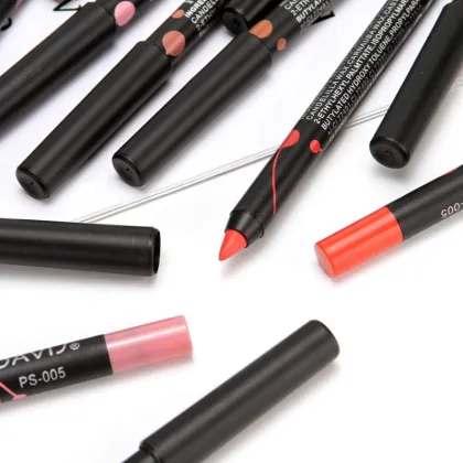 Colorful Waterproof Lip Liner & Long-Lasting Lipstick Pen Eyeliner for Beauty Makeup